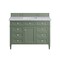 James Martin Vanities Brittany 48in Single Vanity, Smokey Celadon w/ 3 CM Carrara Marble Top 650-V48-SC-3CAR - alternate 5